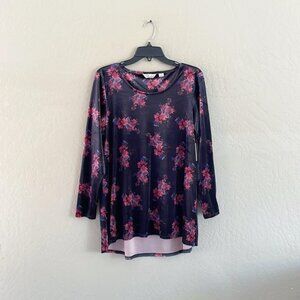 Cafe Marrahesh Floral‎ Velvety Top